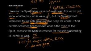 Romans 8:26–27 // The Spirit Helps Us In Our Weakness