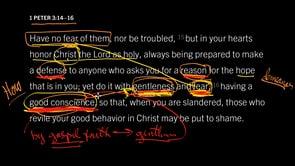 1 Peter 3:15–16 // Cleanse Your Conscience of Guilt