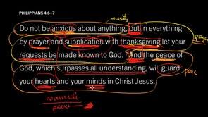 Philippians 4:6–7 // Do Not Be Anxious About Anything