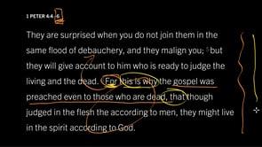 1 Peter 4:6 // Is There Any Hope for the Dead?