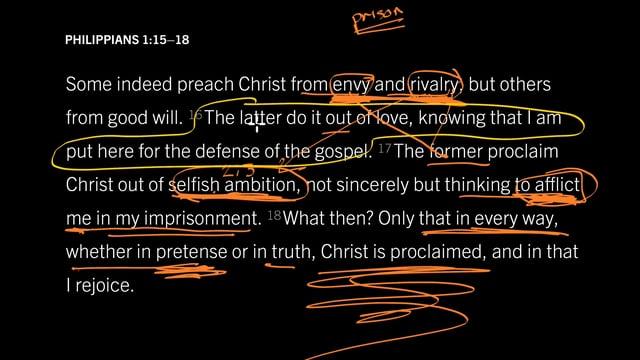 John Piper –  Do You Proclaim Christ from Envy? – Philippians 1:15–18