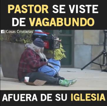 ¡Mira lo que pasa cuando este Pastor se hace pasar por vagabundo!