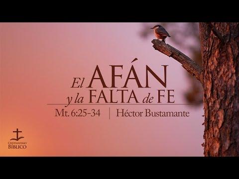 Héctor Bustamante – El afán y la falta de fe – Mateo 6.25-34