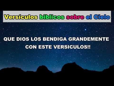 Versículos bíblicos sobre el Cielo