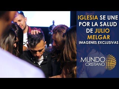 Noticias Cristianas  – Iglesia se une a adorar por la salud de Julio Melgar. Imágenes exclusivas