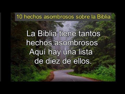 10 hechos asombrosos sobre la Biblia