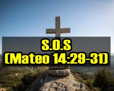 S.O.S (Mateo 14:29-31)
